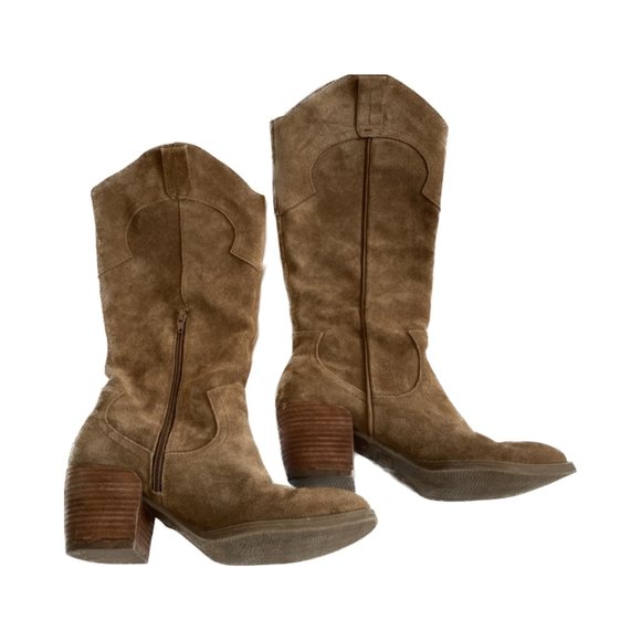 Crown Vintage Suede Cowboy Boots - Picture 3 of 6